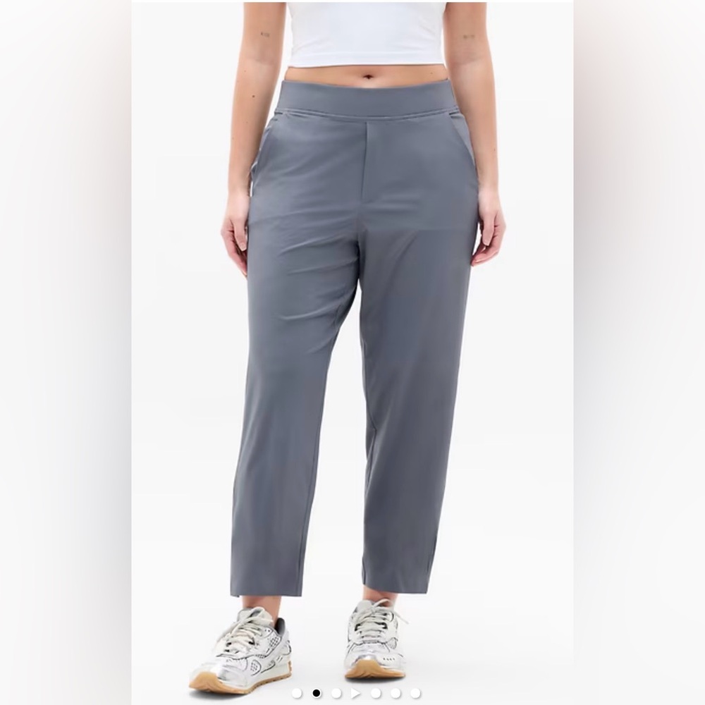 Athleta Brooklyn Mid Rise Ankle Pant 14 Slate